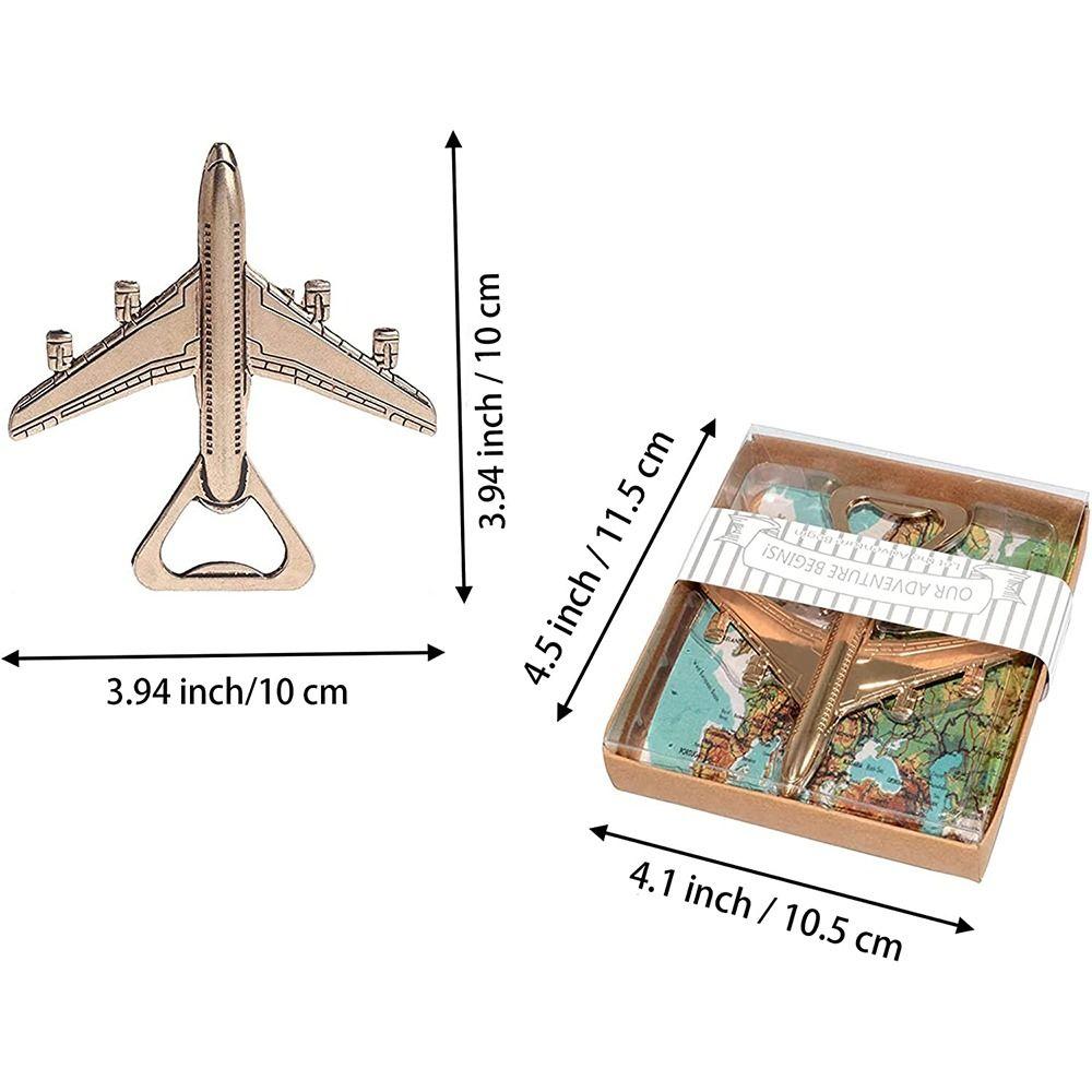 Airplane Shaped Creative Antique Bottle Opener Kitchen Tool Can Opener Beer Screwdriver