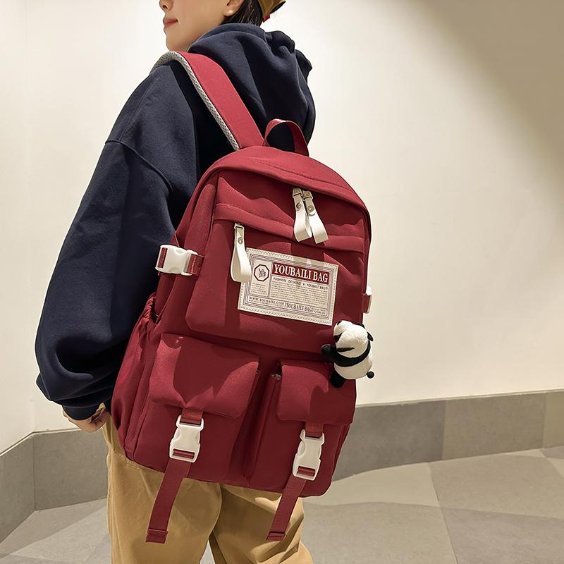 Студенческий школьный рюкзак Женский рюкзак большой вместимости Мужской водонепроницаемый рюкзак