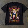 Sailor Moon Винтажная японская аниме графика Футболка Летняя Унисекс Женская Уличная Одежда Повседневный Тренд Харадзюку YK Парная Футболка Топы