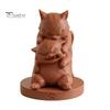 Забавная статуэтка кота для полок, Коты-бойцы, Украшение, 3D-печатная фигурка сложенных котят, Прочные фигурки из ПЛА-смолы, Креативная скульптура животного, Дом
