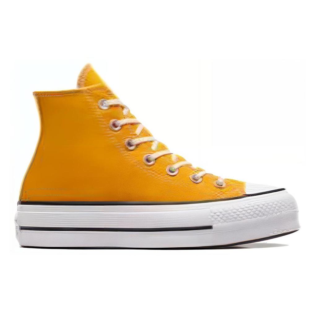 Converse All Star Lift Comfortable Daily High Top Canvas Shoes Women Sneakers Yellow A06506C