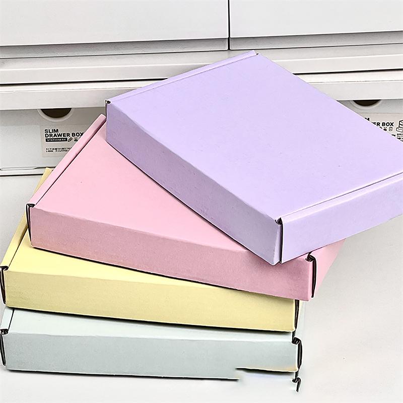 5 шт. транспортировочные коробки картонные гофрированные почтовые коробки для упаковки ремесленных подарков товары для малого бизнеса, свадебной вечеринки