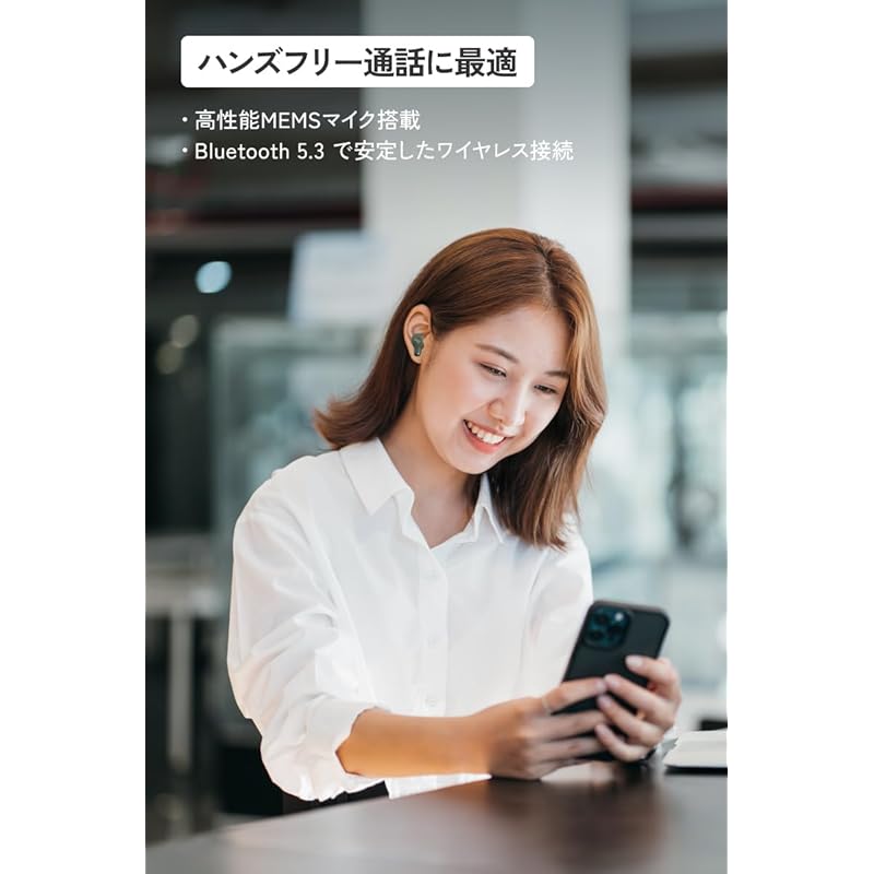 Беспроводные наушники JVC Kenwood JVC HA-Z251T-W Bluetooth Ver5.3 с шумоподавлением Функция внешней записи звука с микрофоном До 28 часов воспроизведения