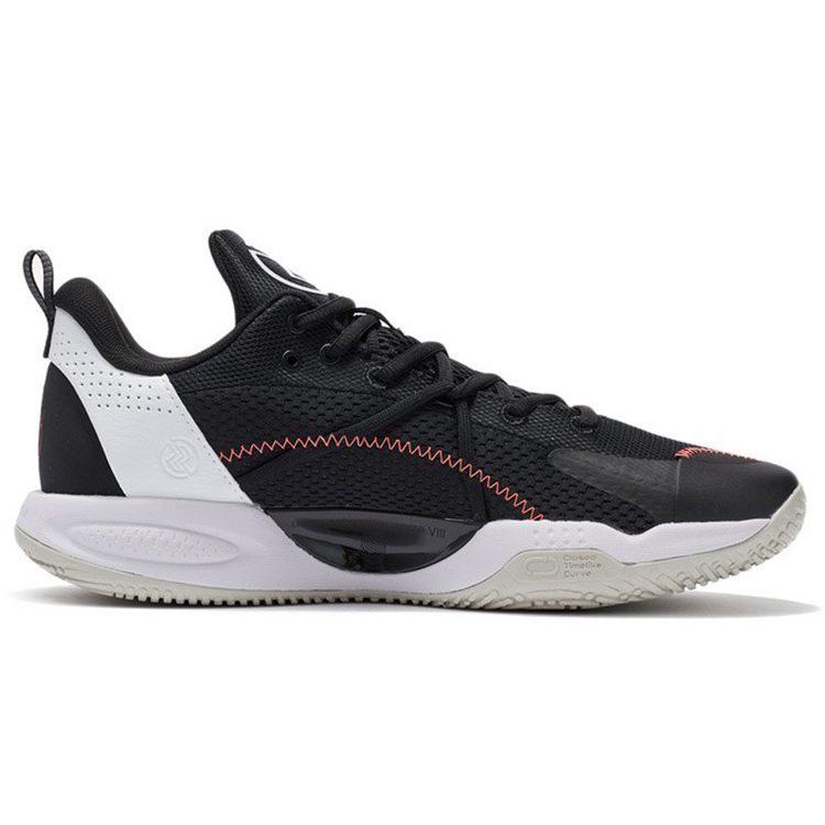 Баскетбольные кроссовки Li Ning Speed 8 Мужские Низкие Черный/Стандартный Белый ABPS003-2