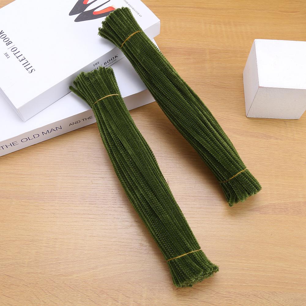 Синельная проволока Палочки для скручивания Набор для детского творчества - Однотонные плюшевые полоски