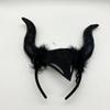 Witch Hair Accessories Ox Horn Hairband Evil Queen Evil Magic Witch Headpiece  Costume Accessory