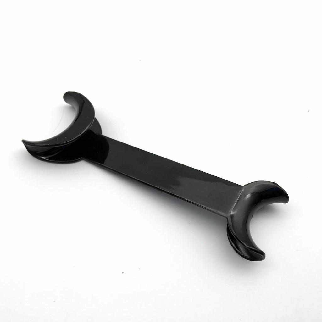 4 шт., стоматологический двуглавый Т-образный внутриротовой ретрактор для щек, открывалка для губ, черный стоматологический ретрактор, открывалка для рта