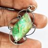 Natural Opal Pendant 36.75 Ct Multi-Color Fancy 925 Sterling Silver October Birthday Birthstone