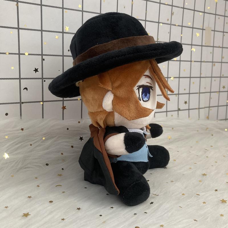 Аниме Bungou Stray Dogs, плюшевая игрушка Эдогава Рампо Накахара Дазай Осаму, плюшевая кукла, персонаж для косплея, милая мягкая подушка 20 см