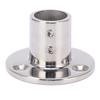 Boat Handrail Round Base Fitting 316 Stainless Steel Marine Hardware for 25mm1in Tube90 Degrees