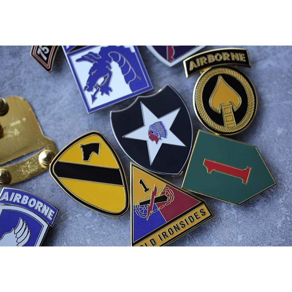 Большой металлический карманный значок ASU Gown CSIB, значок постоянного ношения, значок военнослужащего 101-й дивизии 82-й воздушно-десантной дивизии США
