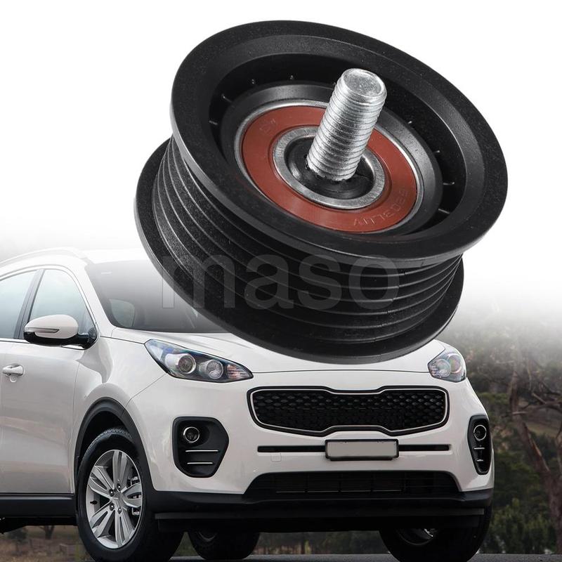Для Kia Sportage Optima Forte Sorento Hyundai Tucson Sonata Santa Fe 2010–2016 Натяжной шкив ремня Автоаксессуары 25288-25001
