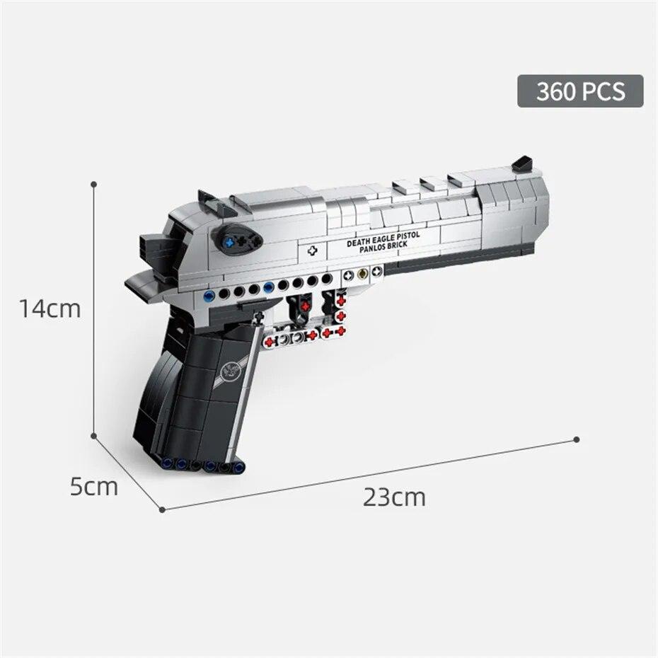 24002 игрушечный пистолет, модель снайперской винтовки, строительные блоки, кирпичи, строительные игрушки для мальчиков, рождественский подарок