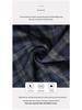 Plaid Drapey A-line Elastic Waist Pleated Midi Skirt - 2025 Winter Slimming Edition