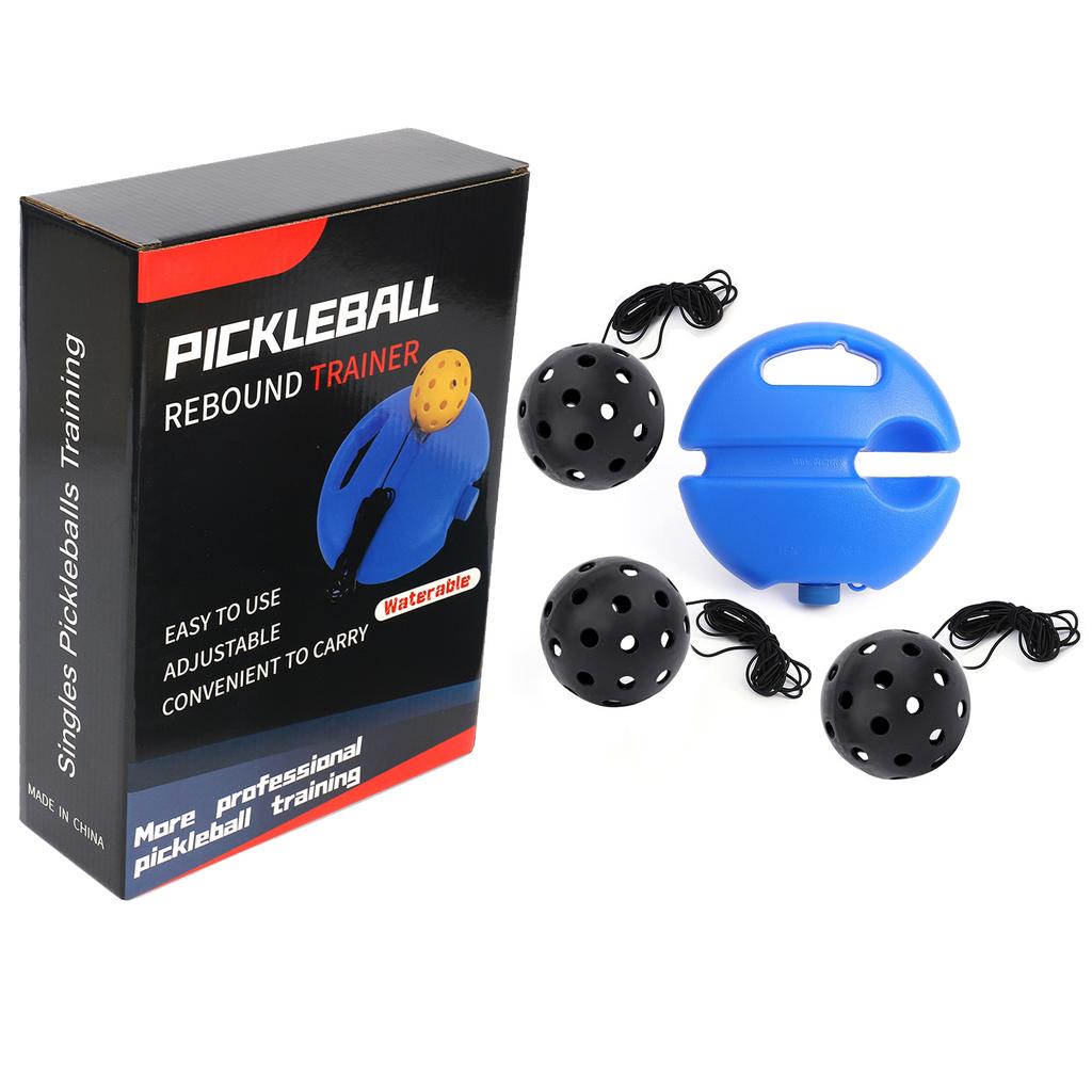 Pickleball Trainer Spare Ball Elastic String Color Box Package Holed Balls Pe High Elastic with Wire