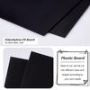 OLYCRAFT 2-Piece ABS Plastic Sheet, 300x200mm, 3mm Thick, Black, Hard Plastic Plates for Model Buildings, Architectural Models, Modeling Panels, DIY C