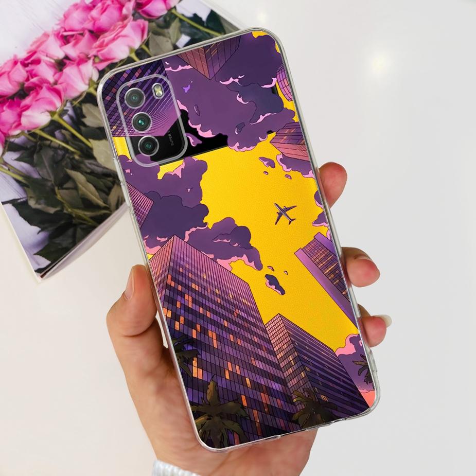Для Xiaomi Poco M3 Чехол PocoM3 Pro Новый Модный Расписной Чехол Мягкий Силиконовый Чехол для Телефона Для Xiaomi Poco M3 Pro PocoM3 Fundas Coque
