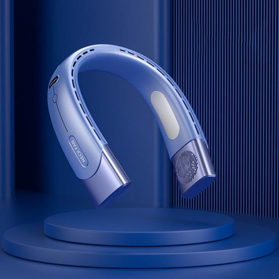 Hanging Neck Fan 20db Silent Noise Reduction 5 Speeds Adjustable Bladeless Fan Cooling Rechargeable Summer Outdoor Portable USB Fan Creative Gift