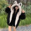 Suede Mountain Carving Cotton Clothes Women's New Winter Thickened Small Padded Jackets Plus Velvet Cotton Clothes and Jackets