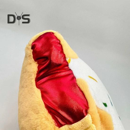 Плюшевая кукла с шоколадной крошкой из печенья, мягкая игрушка в виде животного, симпатичный дизайн сэндвича, печенья, плюшевый мишка, удобная подушка в подарок