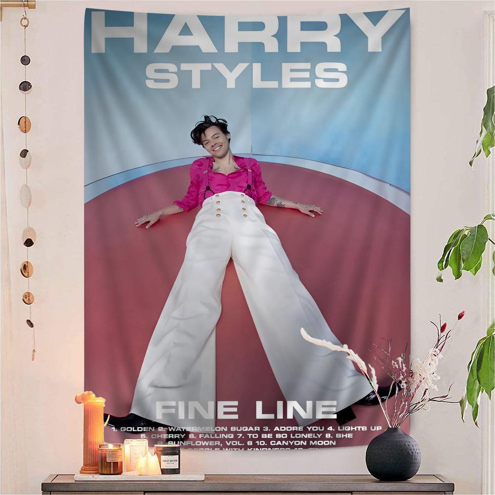 Певец HHarrys SStyles DIY Настенный Гобелен Хиппи Цветочные Настенные Ковры Декор для Общежития Настенное Искусство Декор