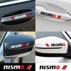 2025 For Nissan 4PCS Car Door Handle Sticker Auto Badge Accessories For Nissan Nismo Logo Tiida Teana Qashqai Juke X trail Note