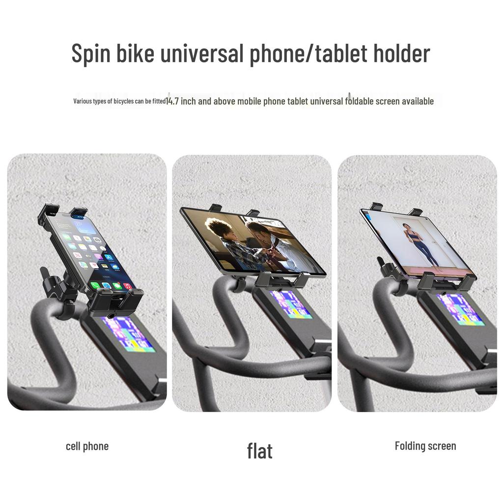 Universal Anti-Drop Holder for Mountain Bikes, Motorcycles, Electric Vehicles, and Fitness Equipment - Fits Phones and Tablets