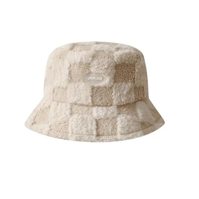 1 шт. модная женская зимняя теплая плюшевая панама повседневная термозащитная флисовая рыболовная шапка