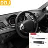 Для Mitsubishi Lancer EVO X MR 2008-2015 центральная накладка на приборную панель, наклейка из углеродного волокна, полоски для приборной панели, аксессуары для интерьера автомобиля