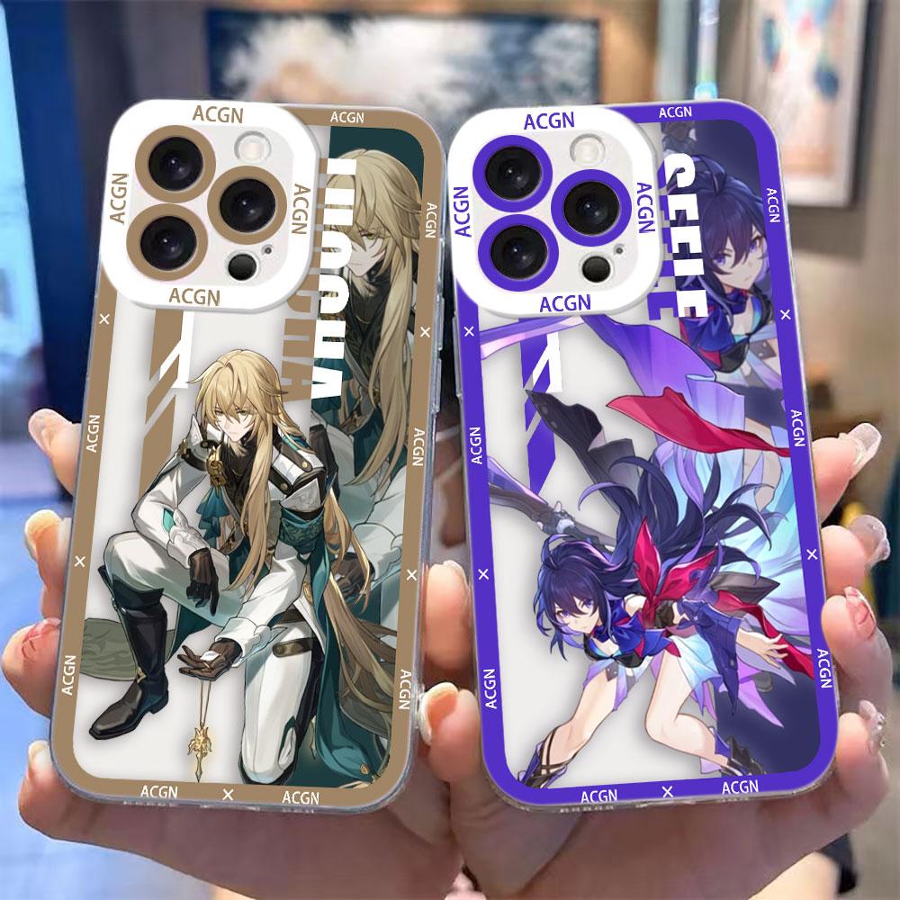Чехол для телефона Honkai Star Rail Dan Heng Jing для REALME 5 6 7 7I 8 8I 9 9I 10 12 C75 C71 C67 C65 C63 C55 C53 C35 C33 C30 Прозрачный чехол