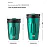 Tyeso Vintage Coffee Mug Portable Steel Insulated Travel Cup Convenient Handheld 304 Stainless Thermos for On-the-Go Use