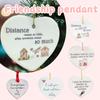Heart-shaped Friendship Pendant Acrylic Decorations Are The Best Choice For Christmas Tree Decorations And Friendship Expressions