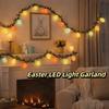 10 LED Lights Easter Egg Wreath 2M Easter Twig Garland  Easter Party