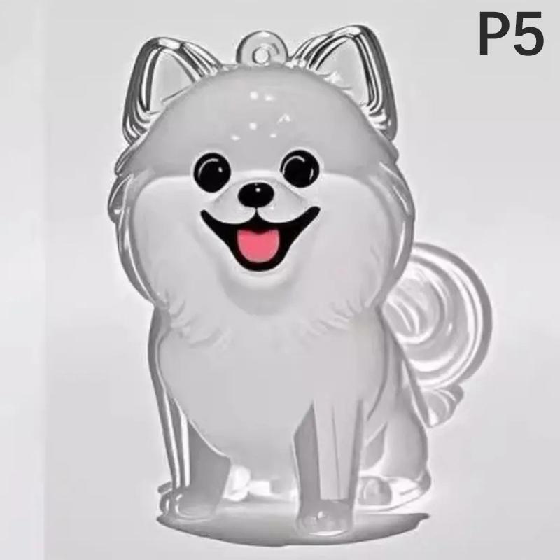 Хранилище собачьей шерсти Милый кулон Брелок Подвеска для сумки Брелоки для ключей автомобиля для пары Ювелирное изделие Сувенир Коллекция Подарок Украшение Аксессуары