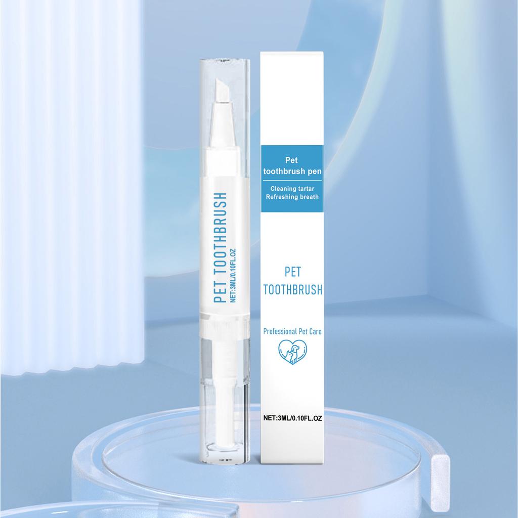 Зубная щетка для домашних животных желтеет, бережно очищает зубы домашних животных, освежает дыхание, эффективно окрашивает и защищает здоровье полости рта3 мл