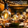 LED String Lights G40 Outdoor Terrace Lamp String Bulbs Waterproof Garden Wedding Christmas Lighting Backyard Hanging Lights