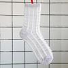 Женские кружевные прозрачные носки черные белые сетчатые носки летняя мода эластичные до щиколотки тонкие женские носки прозрачные чулочные изделия