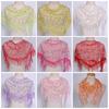 1Pc Women  Triangle Wrap Lady Shawl Flower Lace Scarf Shawls