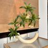 3D-печатный искусственный баньян с цветами Современный декор для дома Искусственное растение для столовой