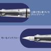 Перьевая ручка Lamy Safari Vista Эргономичная рукоятка Стальное перо Размер F с картриджем с синими чернилами Для правши