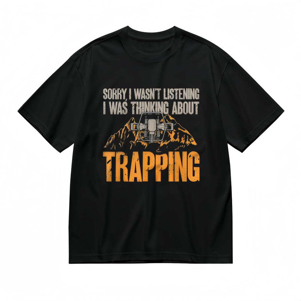 Men's T-Shirt Mens Womens Tees Top With Terrain Distress Call Graphic Unisex Black 100% Cotton Tee