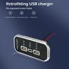 Автомобильное зарядное устройство с двумя USB-разъемами 12 В/24 В 2,1 А, USB-разветвитель для зарядки, адаптер питания для мотоцикла, кемпера, грузовика, квадроцикла, лодки, автомобиля