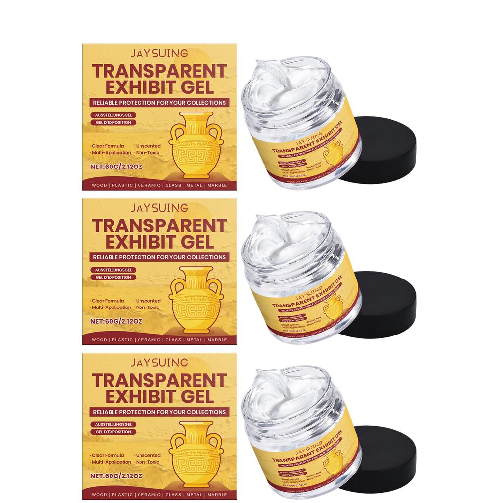 Transparent Exhibition Gel Provide Reliable Protection Repeated Use Multiple Times Multi-purpose Collections Protective Adhesive
