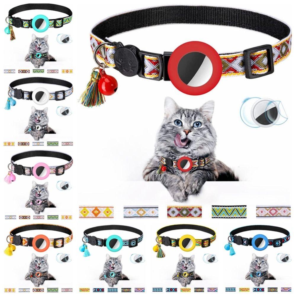 Ошейник-локатор для питомца Bell с отрывным креплением, защитный чехол-трекер, новый ошейник для собаки/кошки для AirTag Pet