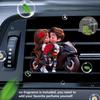 2D плоский романтический парный зажим-диффузор на дефлектор автомобиля декоративный (аромат не включен),декор салона автомобиля, клипса для ароматерапии, идеально подходит для праздничных подарков