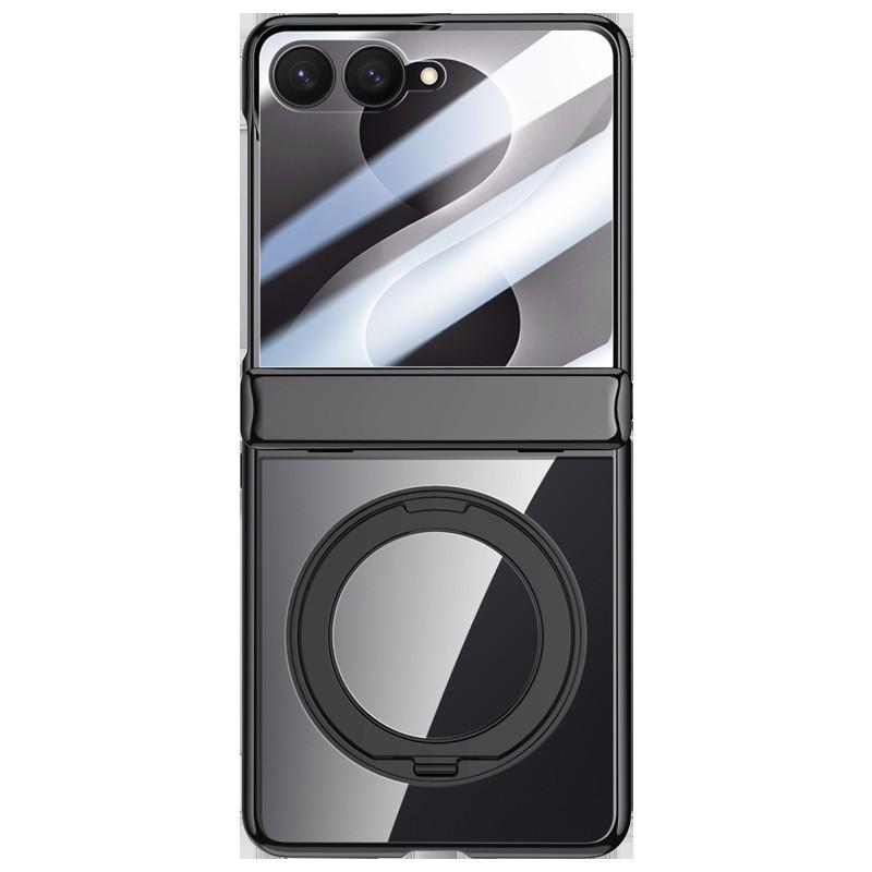 Galaxy Z Flip 8 Case With 360 Rotating Magnetic Kickstand Hinge Anti-Slip PC Shell 7