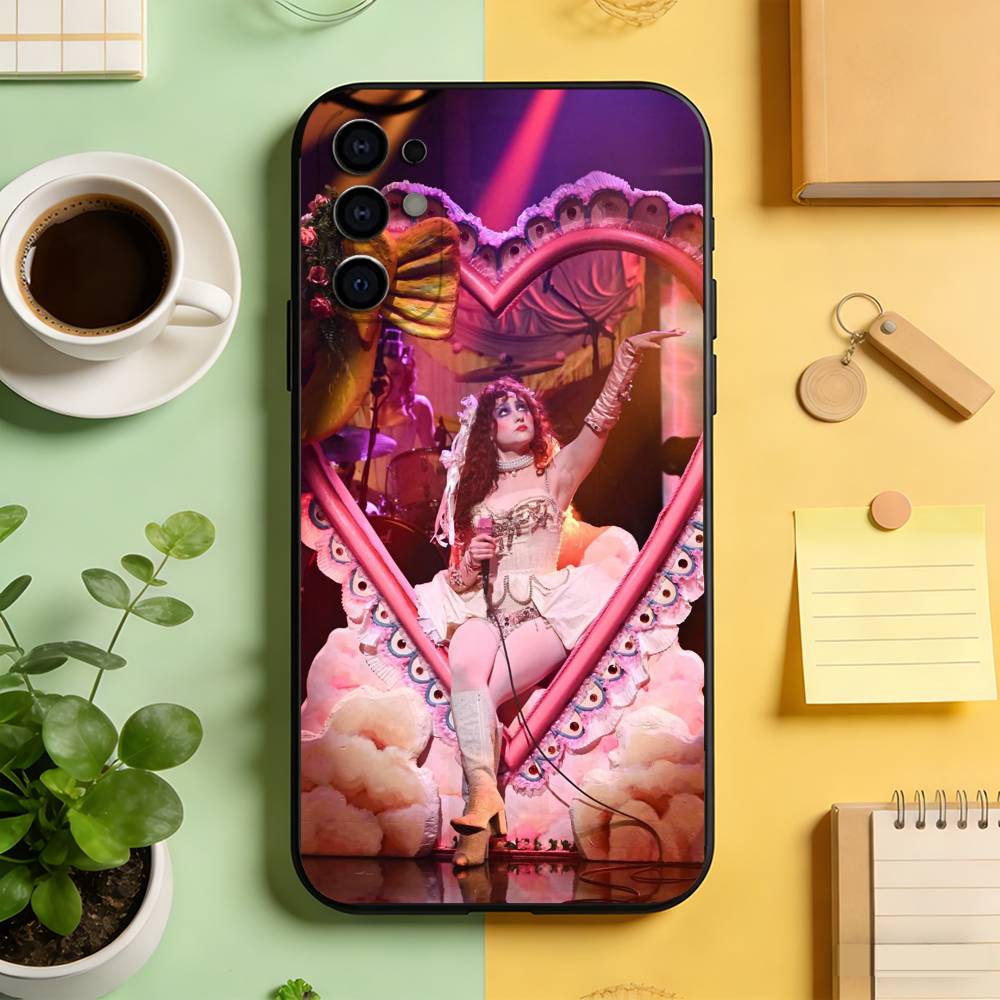 Vintage Pop Star Phone Case For Samsung S25,S24,S21,S22,S23,S30,Ultra,S20,Plus,Fe,Soft Silicone Black Cover