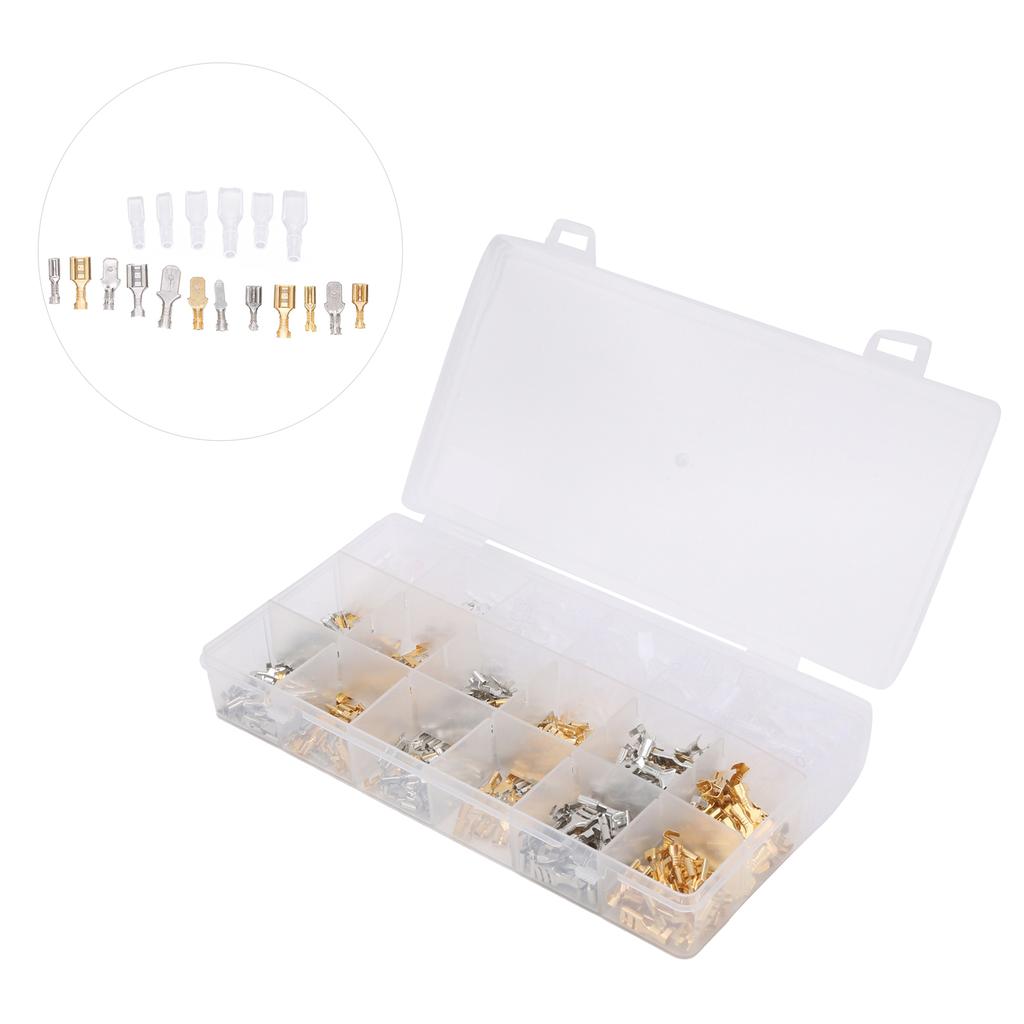 540Pcs Wire Connectors Kit Spade Terminals Set Industrial Accessories 2.8/4.8/6.3Type