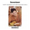 Seventeen С ДНЕМ РОЖДЕНИЯ WONWOO КОРОБКА С ПОДАРКАМИ ВЕР.3 Официальная Фотокарточка