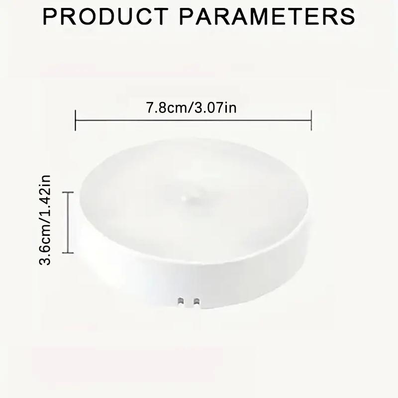 LED Night Light USB Rechargeable 3 Color Lamps Button Switch For Kitchen Cabinet Wardrobe Lamp Staircase LED Closet Lights